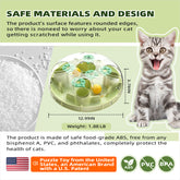 KADTC Cat Puzzle Games Level 3 in 1 Intelligence Mind Game Foraging Balls Kitten Food Puzzles Toy for Indoor Cats Sensory Activity Enrichment Toys Treat Feeder Entertainment Kitty Mental Stimulation